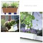 Pot CAMELIA W, dimensions (mm) 595x170x143, couleur Terracota