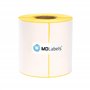 MD Labels Étiquettes thermiques blanches en rouleau 100x150mm 300 pièces avec perforation - adhésif permanent