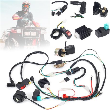 DEBBD Loom CDI Quad Dirt Bike ATV Câble magnétique pour 50 CCM 70 CCM 90 CCM 110 CC 125 CC