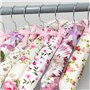 Cintres 10 Morceaux de Livraison Florale rembourrés de Coton Cintres Souple en Tissu Hanger-aléatoire