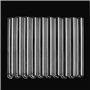 EsportsMJJ 10pcs 38ml tube de verre borosilicate Pyrex tubes tube d'essai de soufflage 20mm x 1mm x150 mm