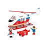 BRIO 36022 Hélicoptère de Sauvetage - Accessoires de Chemin de Fer en Bois - Jouet à partir de 3 Ans