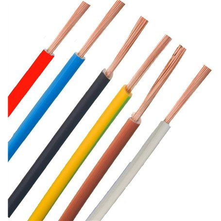 Lot de 6 fils simples H07V-K 1