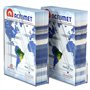 Acrimet Porte-Revues, Support Durable, Organisateur pour Dossiers pour Bureau (Plastique) (Couleur Transparent Cristal) (Lot de 