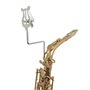 BYUTFA Saxophone Music Stand Saxophone Marchings Lyre Portable Music Stand Sax Clamp-on Clip Holder Lyre Marchings Music Clip po