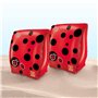Mondo Toys - Lady Bug Arm Bands - Bracelets de sécurité pour Enfants - Matériau PVC - Convient aux Enfants de 2 à 6 Ans avec Poi