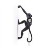 Seletti The Monkey Lamp Hanging Lampe singe Noir droit