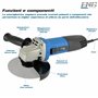 ENG PRO Meuleuse d'angle, disque de 125 mm puissance 800 W Poignée supplémentaire, professionnelle, électrique, vitesse 11000 r.