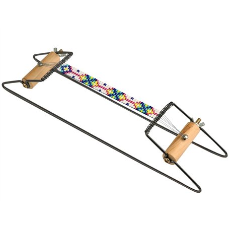 INNSPIRO Métier à tisser métallique pour tisser verroterie 30x7cm.