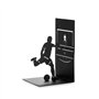 Balvi Serre-Livres Goal Kick Couleur Noir Stand pour Les Livres de bibliothèques avec Joueur de footb