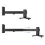 TOOQ PJ4015WTN-B - Support inclinable et Rotatif Mural pour projecteur, Noir