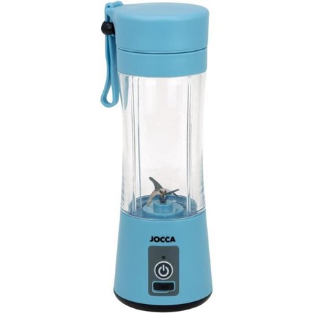 Blender portable - JOCCA - SWEET - 380 ml - 2000 mAh - Avec câble USB - Bleu