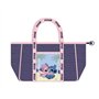 Cerdà Disney Lilo et Stitch Sac de plage 20 x 39 x 62 cm - Matériaux recyclés - Motif Stitch et Angel - Violet rose