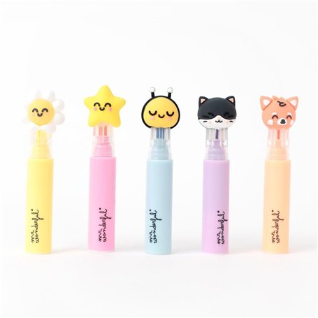 Mr. Wonderful - Set de 5 surligneurs avec étui - Live in color