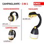 EMOS - Lampe de camping LED multifonctionnelle - portable - 3 types de lumière - 215 lm, max. 305 m - 3 modes d'éclairage - 90 h