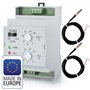 ELEKTROBOCK RJ402 Interrupteur différentiel de température | pour Pompe de Circulation et système Solaire - Rail DIN - avec 2 ca