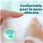 Pampers Premium Protection Taille 4, 25 Couches, 9kg-14kg, Double Protection Pour La Peau Et Contre Les Fuites