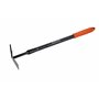 BLACK+DECKER Râteau avec Houe - Jardinage Outillage - Réglable en Longueur 66-101 CM - Cultiver et Désherber - Noir/Orange