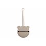Jollein Boîte à tétine en silicone pour les déplacements - Vert olive - Diamètre 7 cm - Rangement de tétine - Vert olive