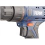 FERM Perceuse sans fil 18V 1.5Ah Li-ion 17+1 32Nm - Incl. 2 batteries, éclairage LED - Adaptée pour bois et métal