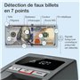 Safescan 185-S détecteur de faux billets automatique pour vérifier rapidement les billets - Compatible avec le Dollar - Avec dét
