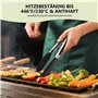 26 cm Pinces Alimentaires en Inox et Silicone Pince de service pour Barbecue