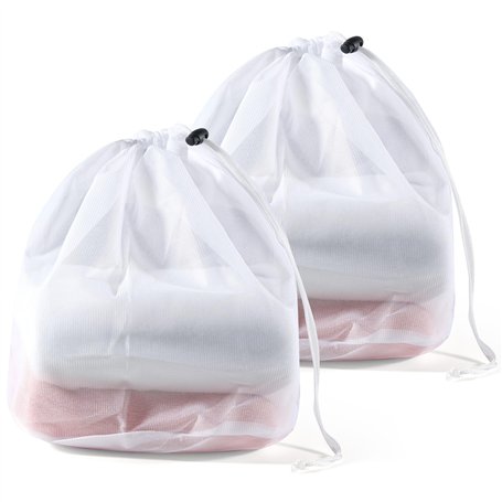 Elalove 2 Filets à Linge 30x40 cm