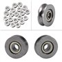 20 Pièces Roulements À Billes À Rainure En V V623Zz Poulie À Rainure En V Pour Système De Mouvement Linéaire De Voie De Rail 3Mm