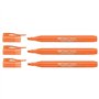FABER-CASTELL Lot de 3 Surligneurs TEXTLINER 38 avec clip pointe biseau 1-4 mm orange