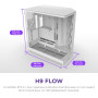 NZXT H9 Flow (2025) – Grand boîtier PC ATX Mid-Tower à Double Chambre pour Flux d'air – Inclut 3 Ventilateurs de 140 mm et 1 Ven