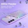 Yohii Coque pour Samsung Galaxy A35 5G Paillettes, 2 Pièces Protection Écran en Verre Trempé, Ultra Mince Transparent Glitter Ho