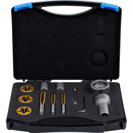 BGS 1988 | Jeu de forets et filières pour écrous et boulons de roues | 12 pièces