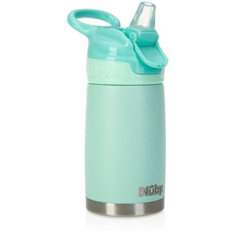 Gourde isotherme - NUBY - 300 ml - Acier inocydable - Turquoise
