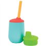 Tasse d'apprentissage - NUBY - Silicone - 120 ml - Des 6 mois - Mulitcolore