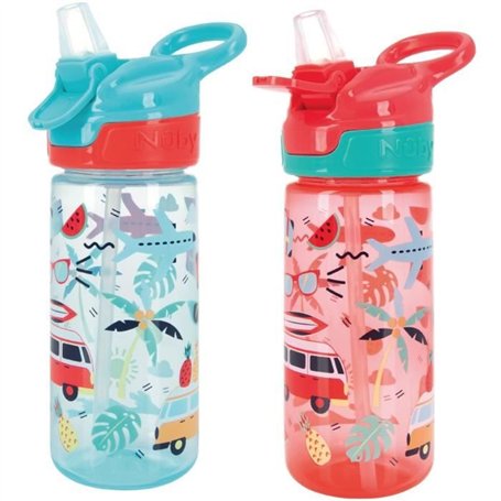 Lot de 2 gourdes - NUBY - Super Quench - 540 ml - Rose
