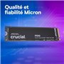 CRUCIAL - P510 - SSD interne - 1 To - PCIe Gen4 NVMe M.2 - Vitesse lecture jusqu'a 11000 Mo/s - CT1000P510SSD8