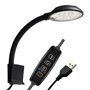 GERUI Lampe d'aquarium 7 W USB 5 V 2 A à spectre complet - Éclairage LED d'aquarium - Minuterie réglable - Luminosité réglable -