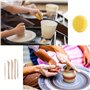 YANGWEN 24 Pièces Set d'Outils de Poterie – Kit Complet de Sculpture sur Argile pour Céramique, Modelage et Gaufrage – Outils Pr