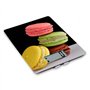 BALANCE DE CUISINE ÉLÈCTRONIQUE AVEC DÉCOR MACARON 5KG 1G