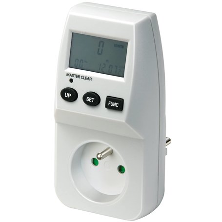 Brennenstuhl Compteur électrique EM 231 / compteur d'énergie avec protection tactile améliorée (compteur de prad aide à réduire