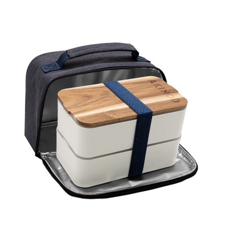 akinod - Boîte Bento + Lunch Bag Isotherme 11H58 - Bento Étanche