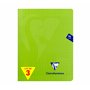 Clairefontaine 353741AMZC Un lot de 3 Cahiers Agrafés Mimesys - 17x22 cm - 96 Pages Grands Carreaux - 90 g - Couverture Polypro