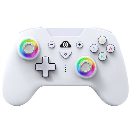 Manette sans fil - SUBSONIC - Switch 2 / Switch - LEDs programmables - Vibrations - Gyroscope - Blanc