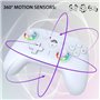 Manette sans fil - SUBSONIC - Switch 2 / Switch - LEDs programmables - Vibrations - Gyroscope - Blanc