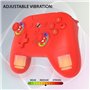 Manette sans fil - SUBSONIC - Switch 2 / Switch - LEDs programmables - Vibrations - Gyroscope - Rouge