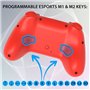 Manette sans fil - SUBSONIC - Switch 2 / Switch - LEDs programmables - Vibrations - Gyroscope - Rouge