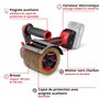 Einhell Professional Décapeur à rouleau sans fil TP-BR 18/32 Li BL-Solo Power X-Change (18 V, moteur sans charbon, 3 200 tr/min.