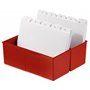 HAN 975-17 Organiseur de bureau pour 500 fiches Rouge
