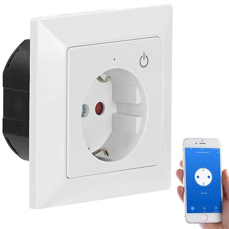 Prise encastrable connectée compatible Siri