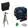 Bosch Professional laser combiné GCL 12V-50-22 CG (portée jusqu’à 50 m avec cellule de réception